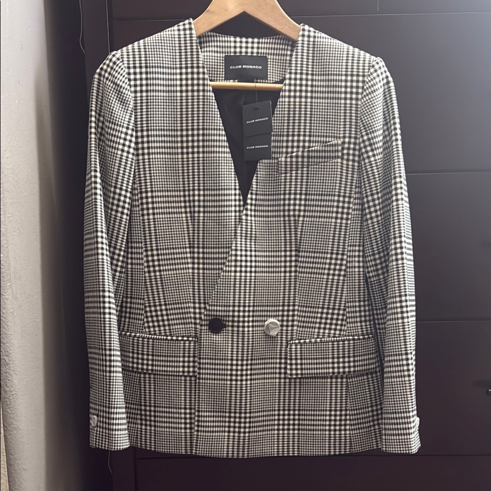 Black and White Blazer